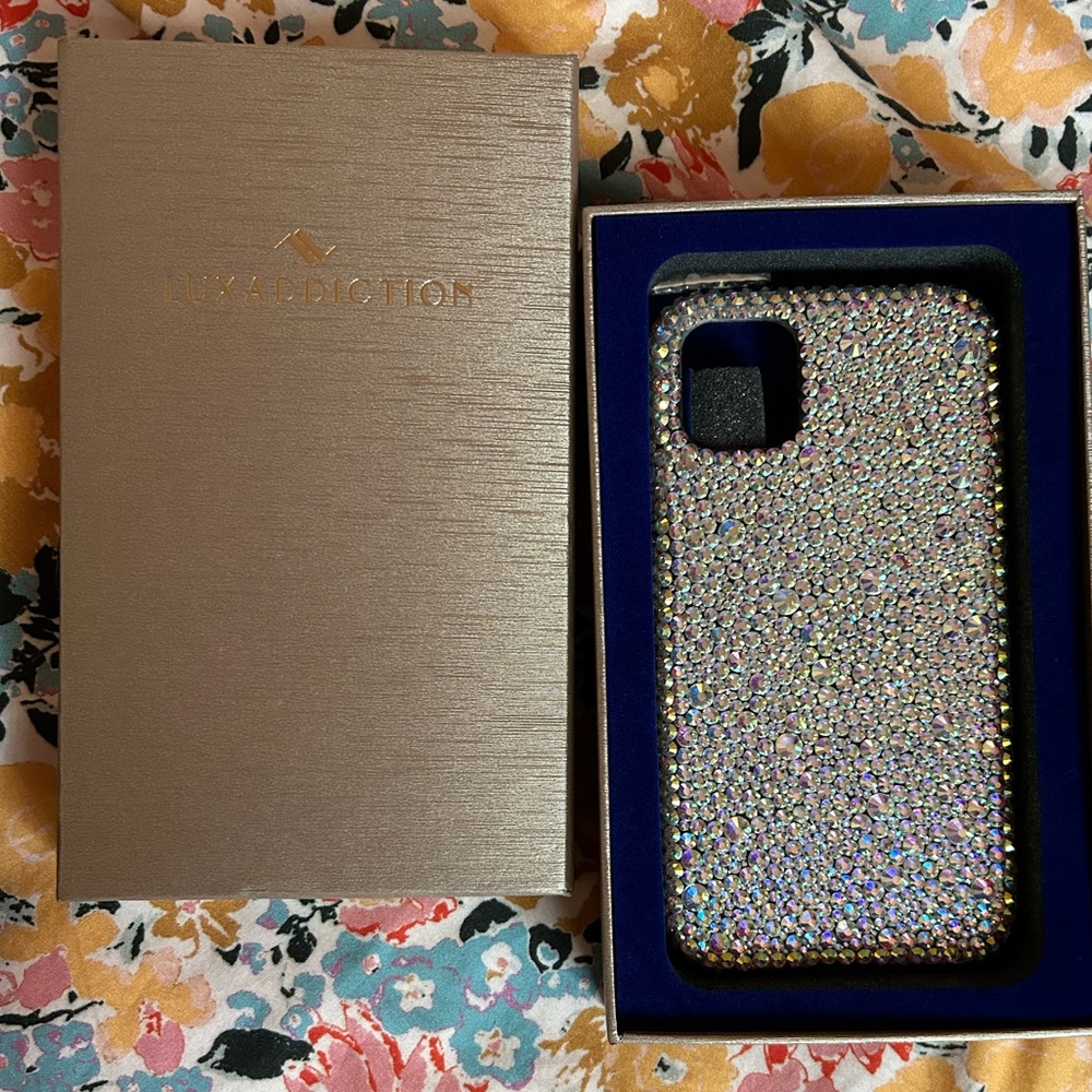 Luxaddiction Rhinestone  iPhone 11 case